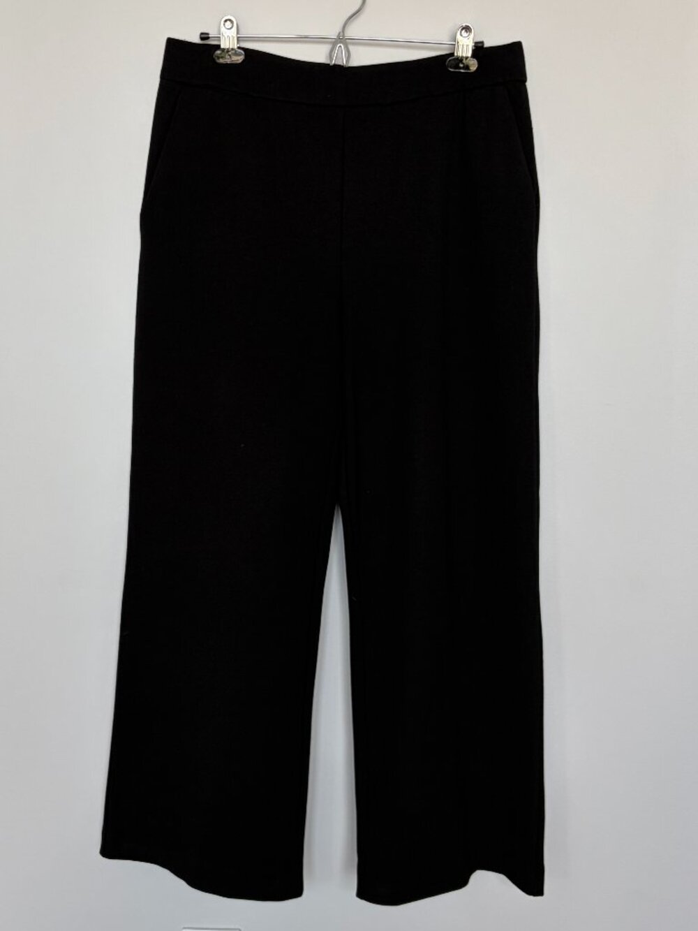 Maison d'Amelie Black Wide Leg Pull-on Pants 12
